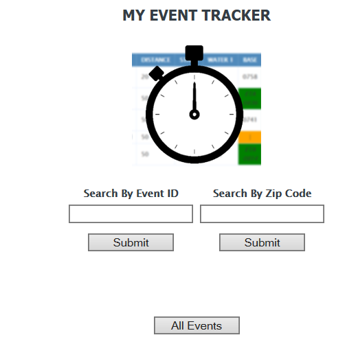 Event Participants and Support personnel and spectators can visit live.myeventtracker.net

Search by Event ID or by Zip Code